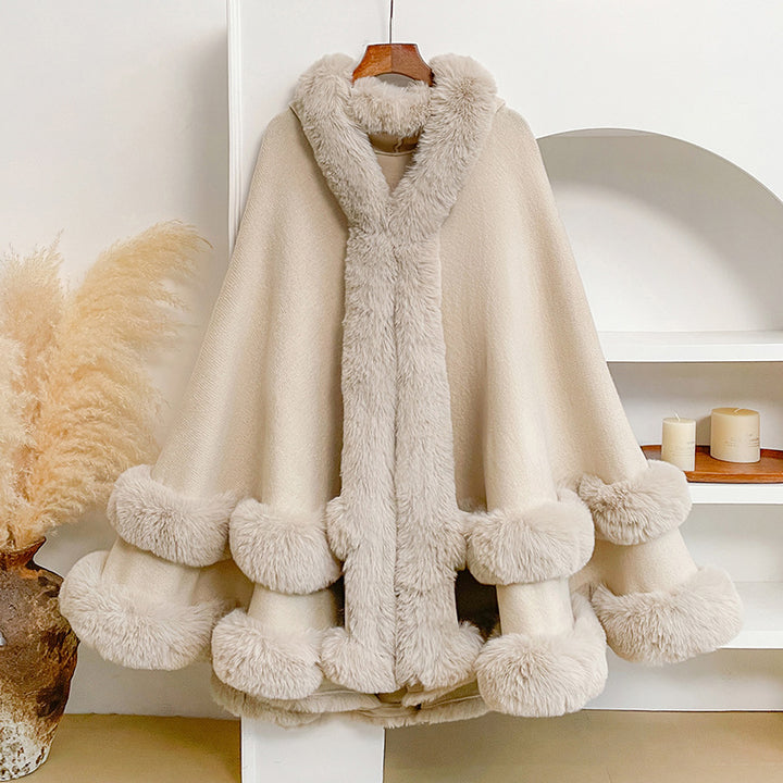 Elaria Knitted Cape Coat™