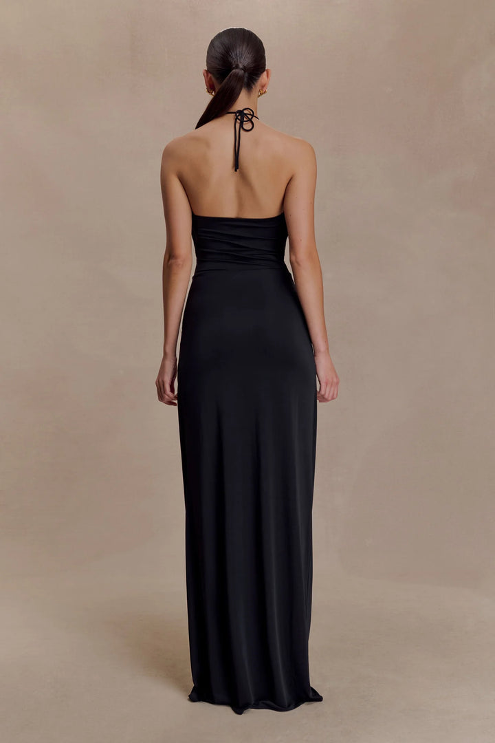 Elena Halter Maxi Dress