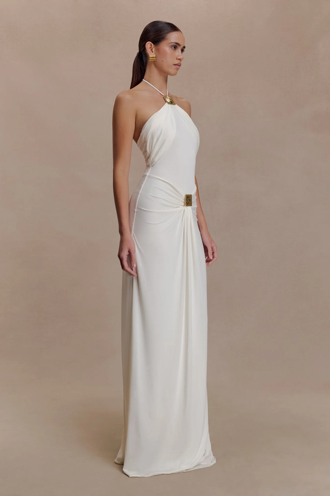Elena Halter Maxi Dress