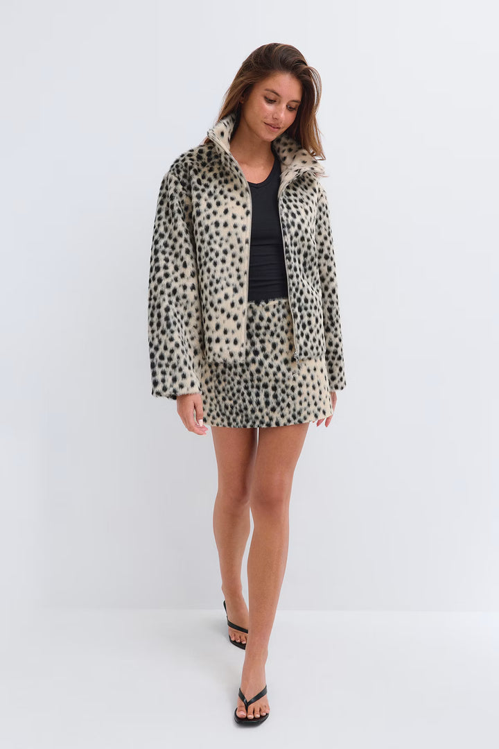 Leopard Zip Jacket