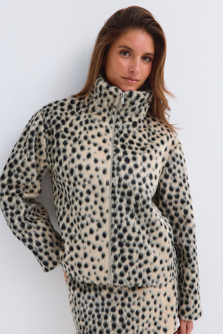 Leopard Zip Jacket