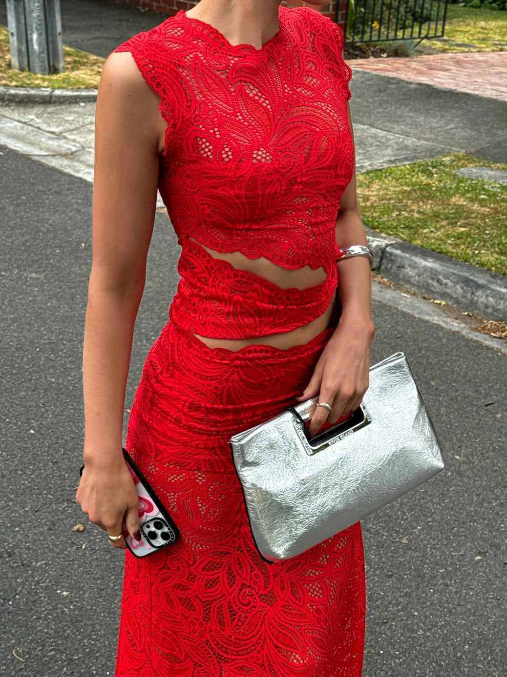 Marlene Lace Two-Piece Set