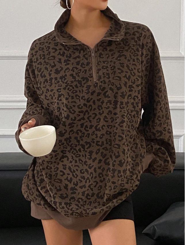 Savéra Leopard Zip Sweater™