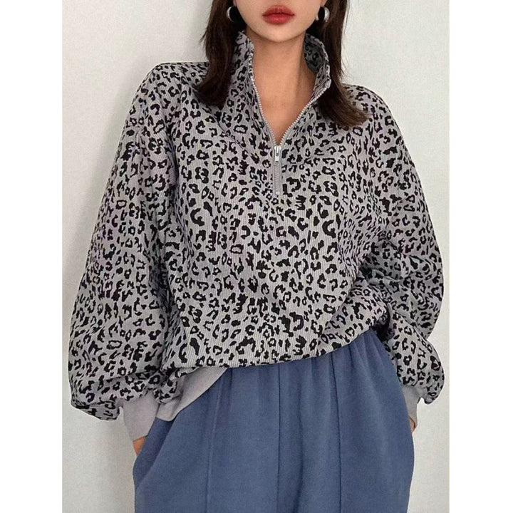 Savéra Leopard Zip Sweater™