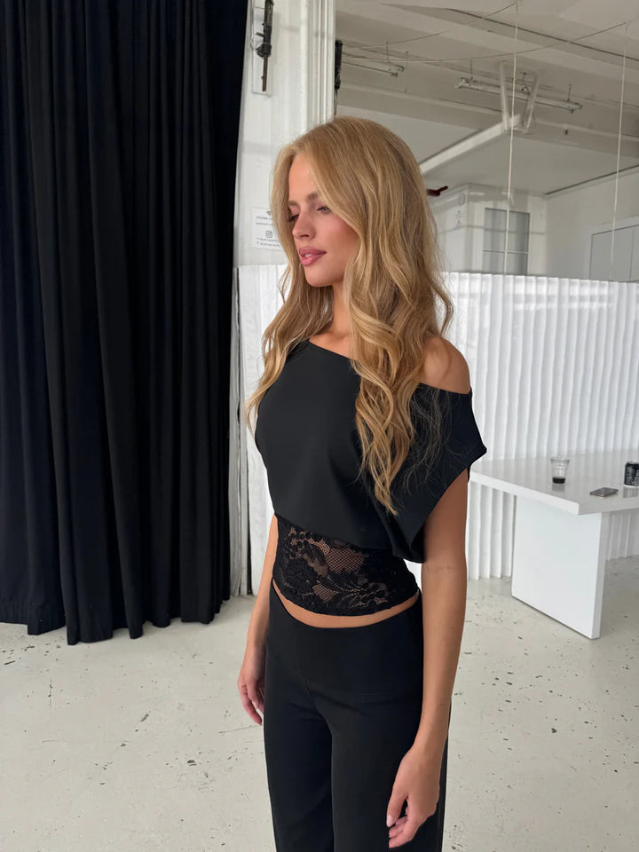 Caroline Lace Waist Top