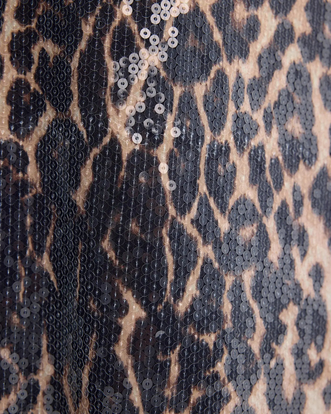 Léonie Leopard Sequin Maxi Skirt