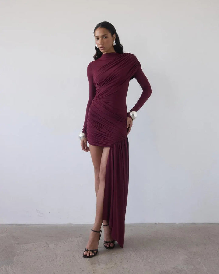 Élise Drape Maxi Dress