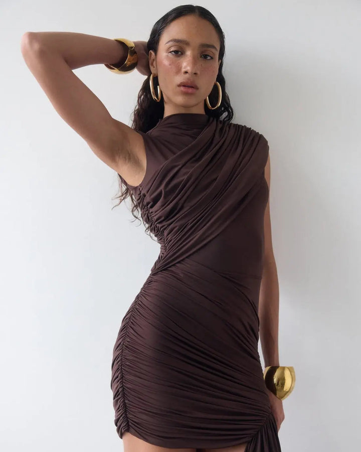 Élise Drape Maxi Dress