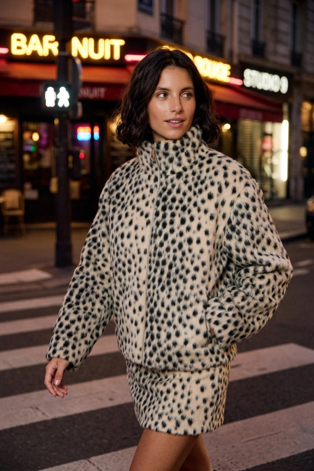 Leopard Zip Jacket