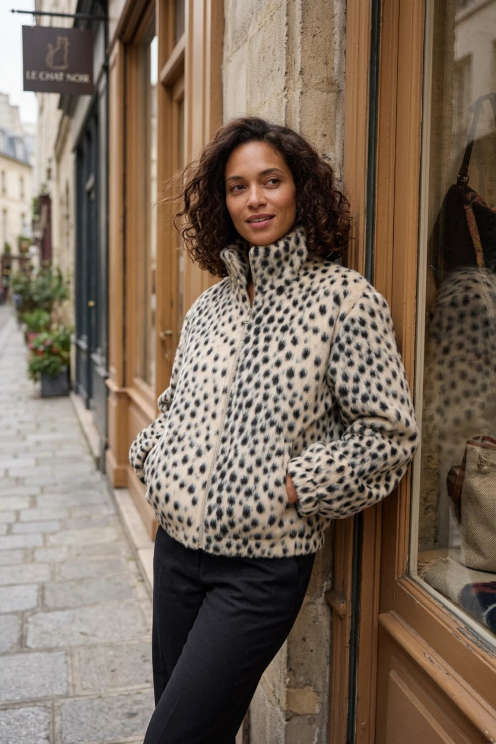 Leopard Zip Jacket
