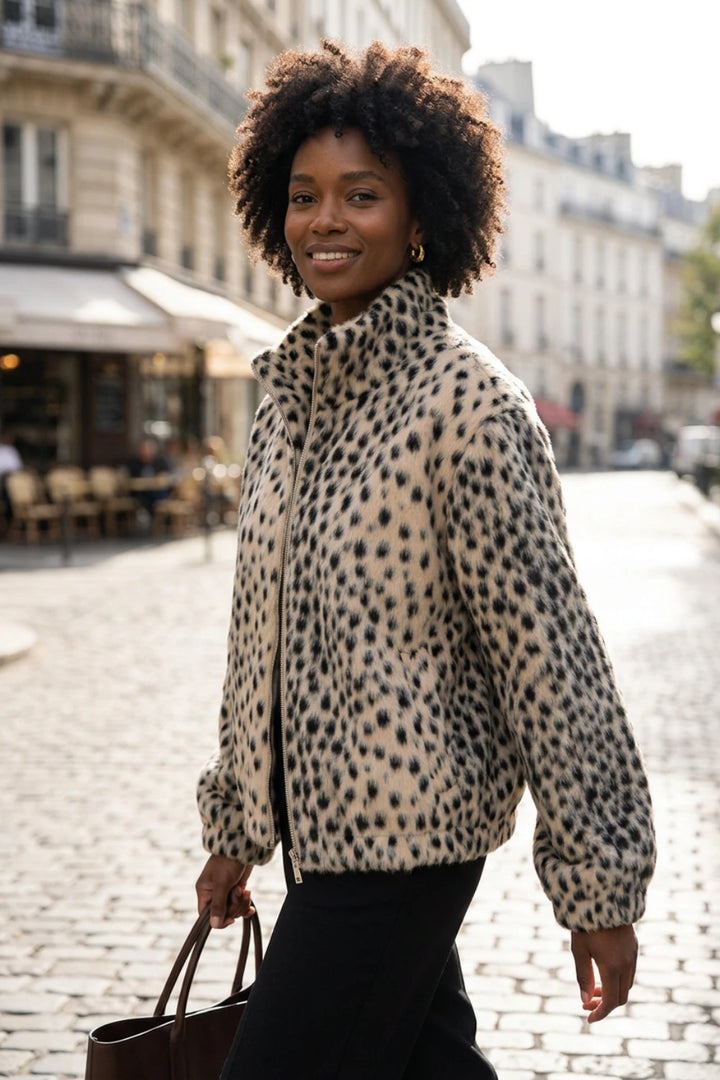Leopard Zip Jacket