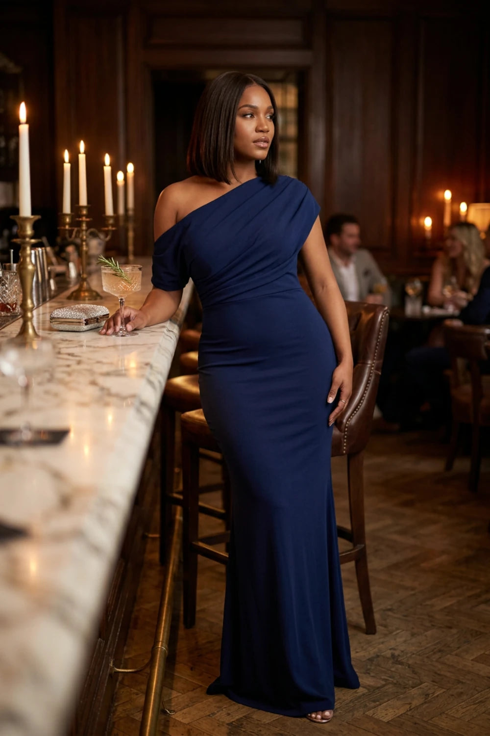 Nocturne Curve Maxi Dress