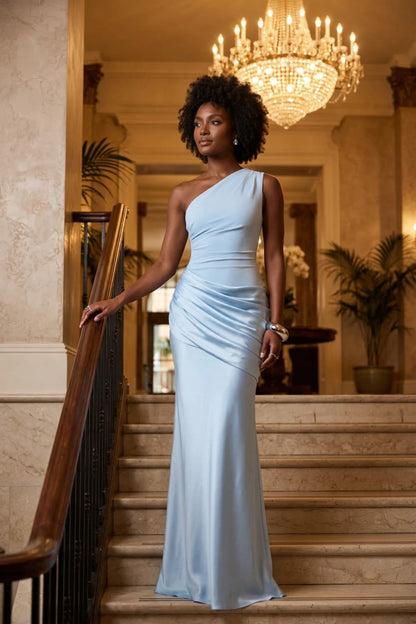 Marlena Grace One-Shoulder Maxi Dress