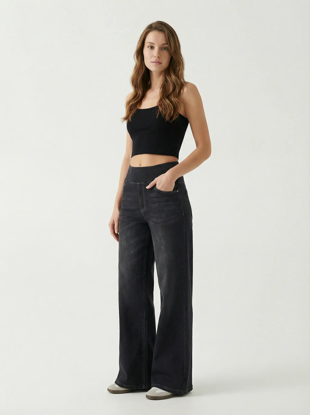 Valéa Sculpt Wide-Leg Denim