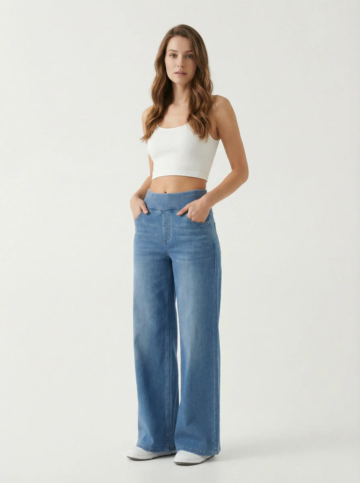 Valéa Sculpt Wide-Leg Denim