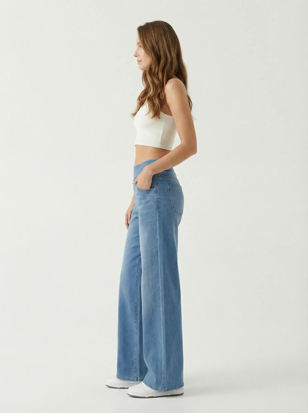 Valéa Sculpt Wide-Leg Denim