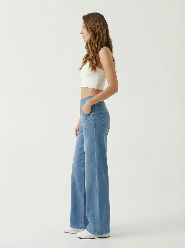 Valéa Sculpt Wide-Leg Denim