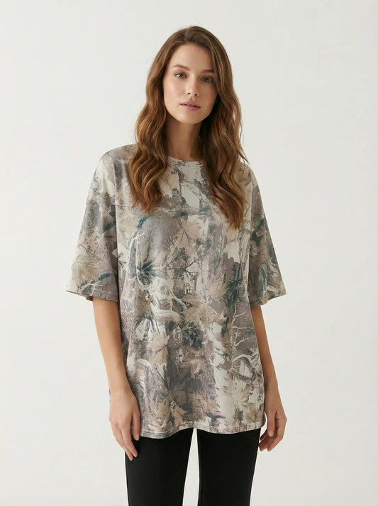 Liora Camo Relaxed Tee