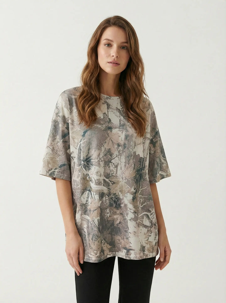 Liora Camo Relaxed Tee