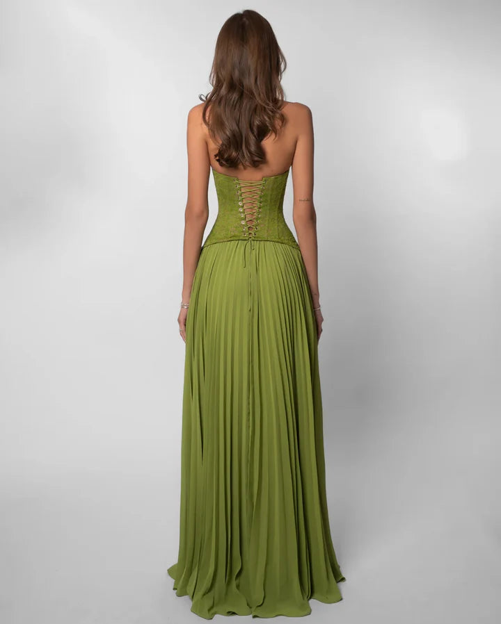 Élise Nocturne Backless Maxi Dress