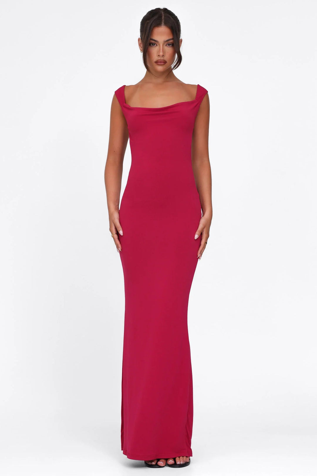 Élise Bow Backless Maxi Dress