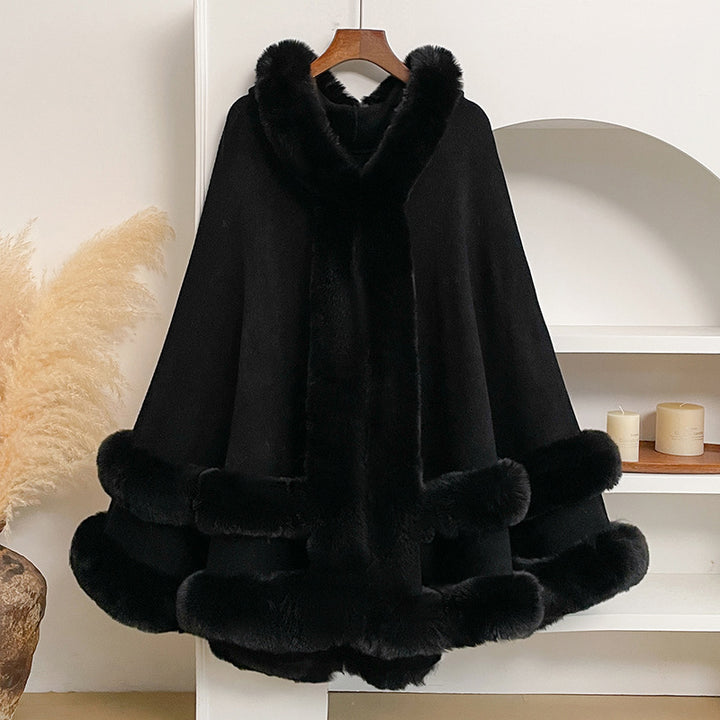 Elaria Knitted Cape Coat™