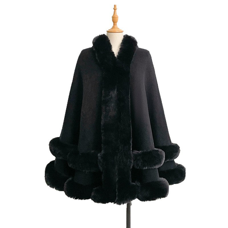 Elaria Knitted Cape Coat™