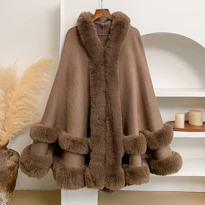 Elaria Knitted Cape Coat™