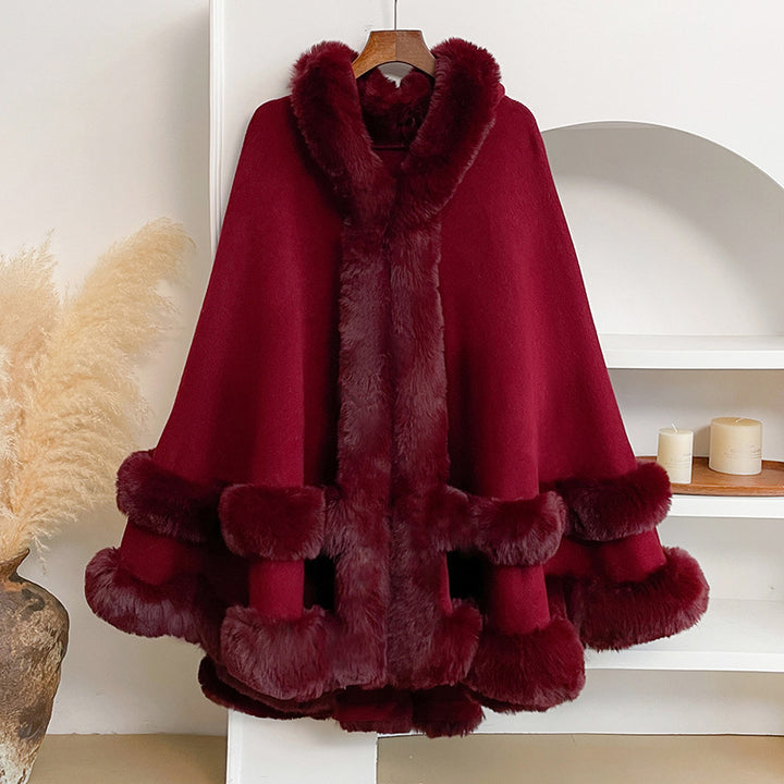 Elaria Knitted Cape Coat™