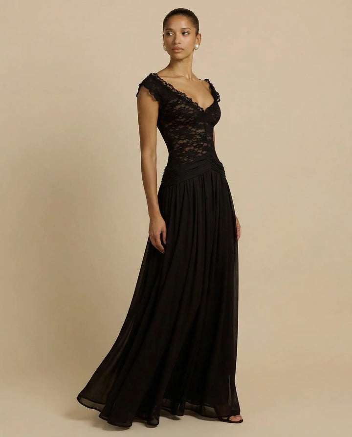 Élira Nocturne Maxi Dress