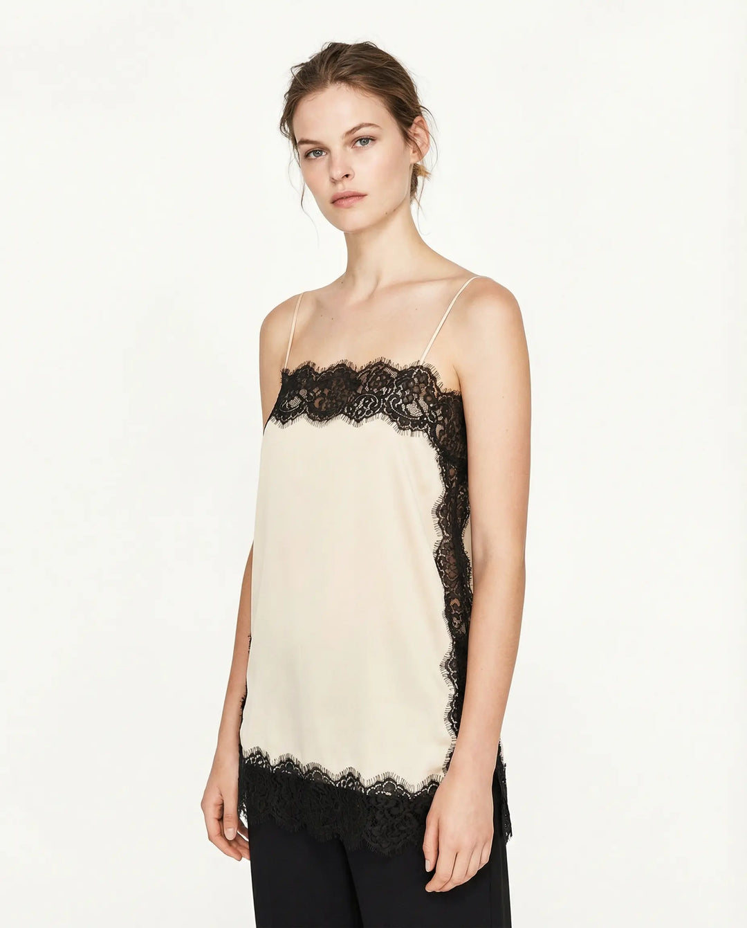Élise Lace Slip Top