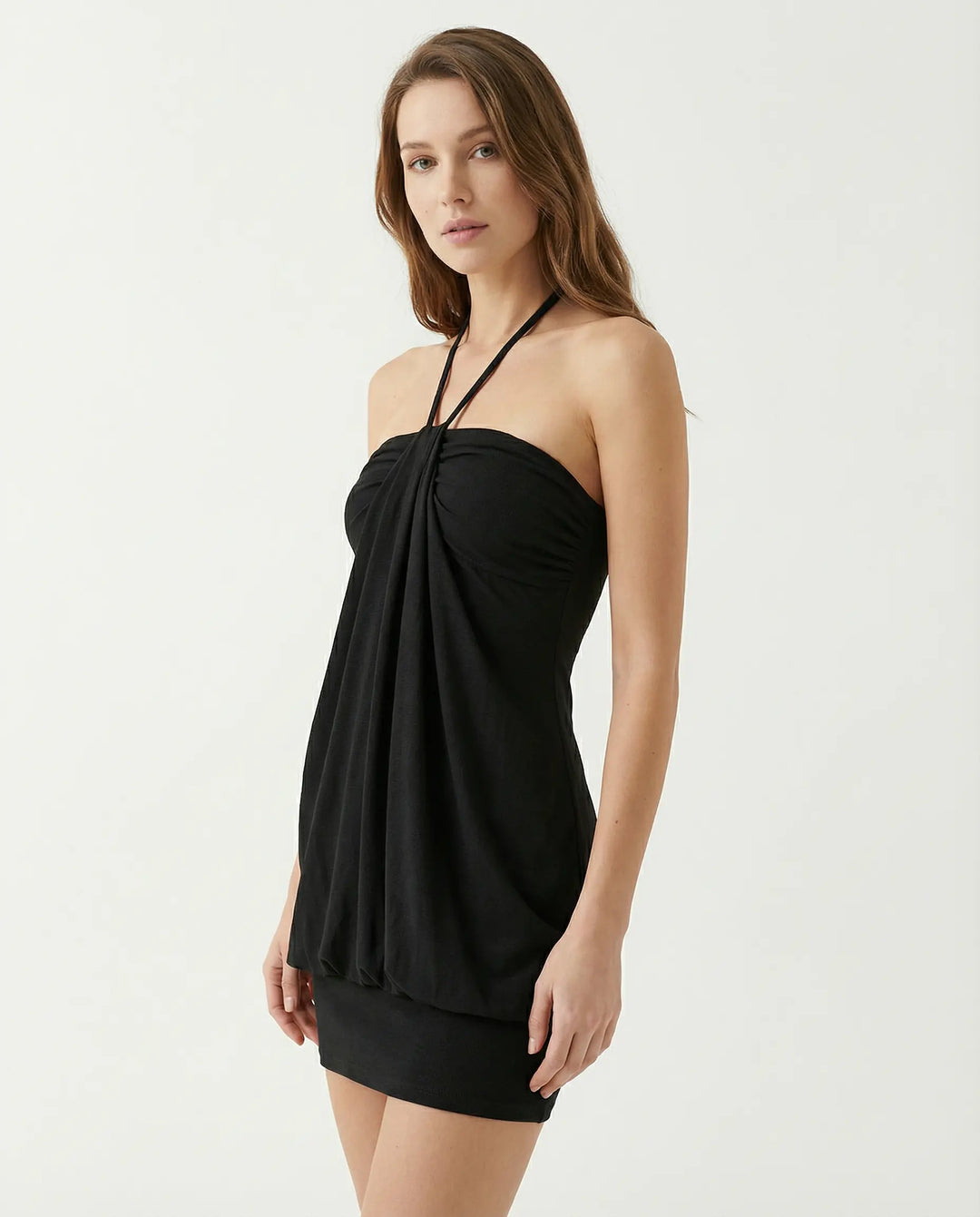 Alba Halter Mini Dress