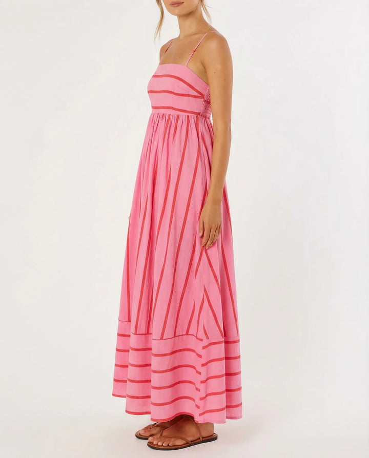 Soléa Striped Maxi Dress