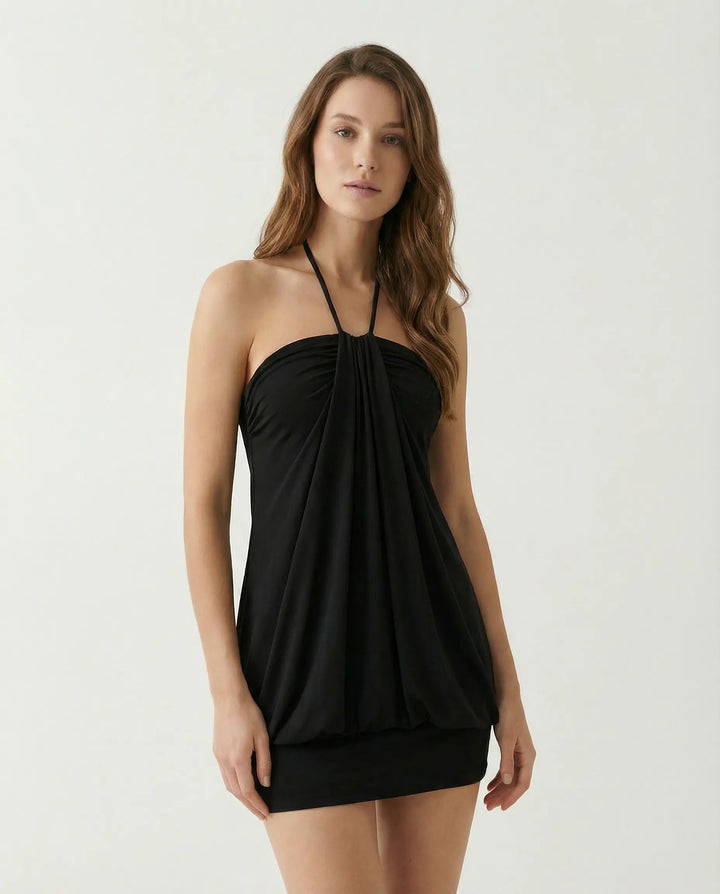 Alba Halter Mini Dress