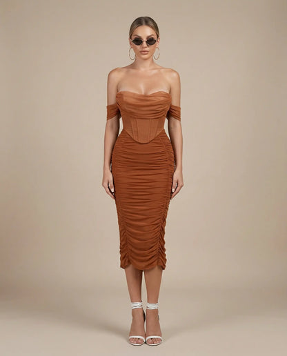 Marlene Corset Midaxi Dress