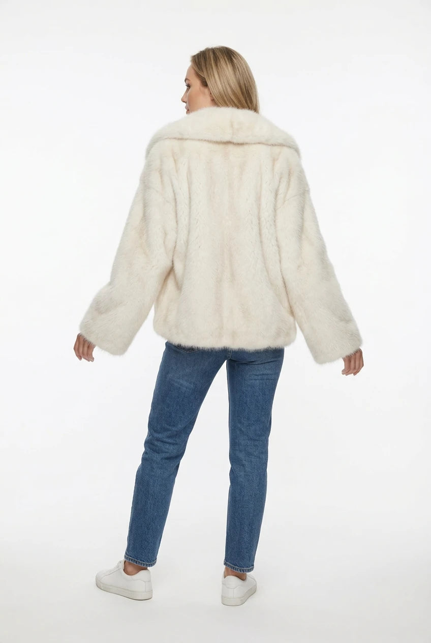 Mink Cloud Coat