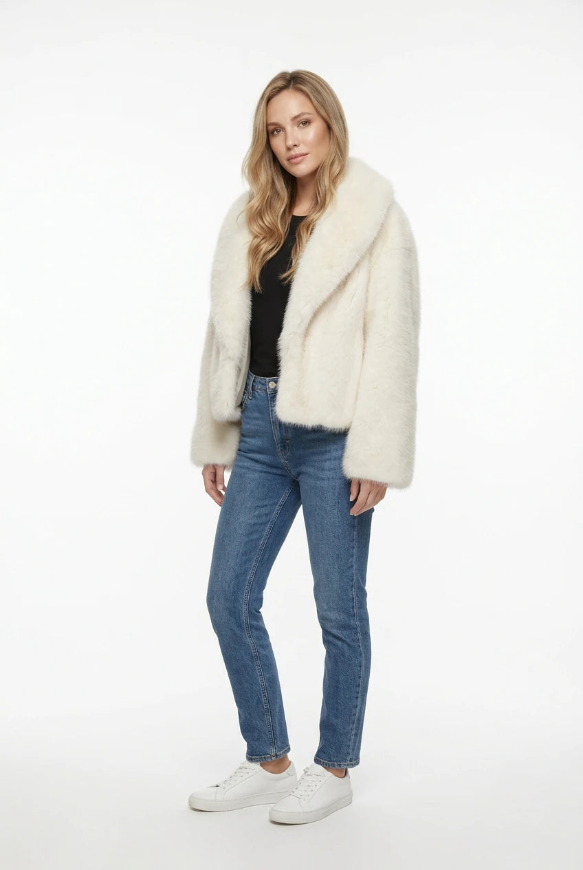 Mink Cloud Coat