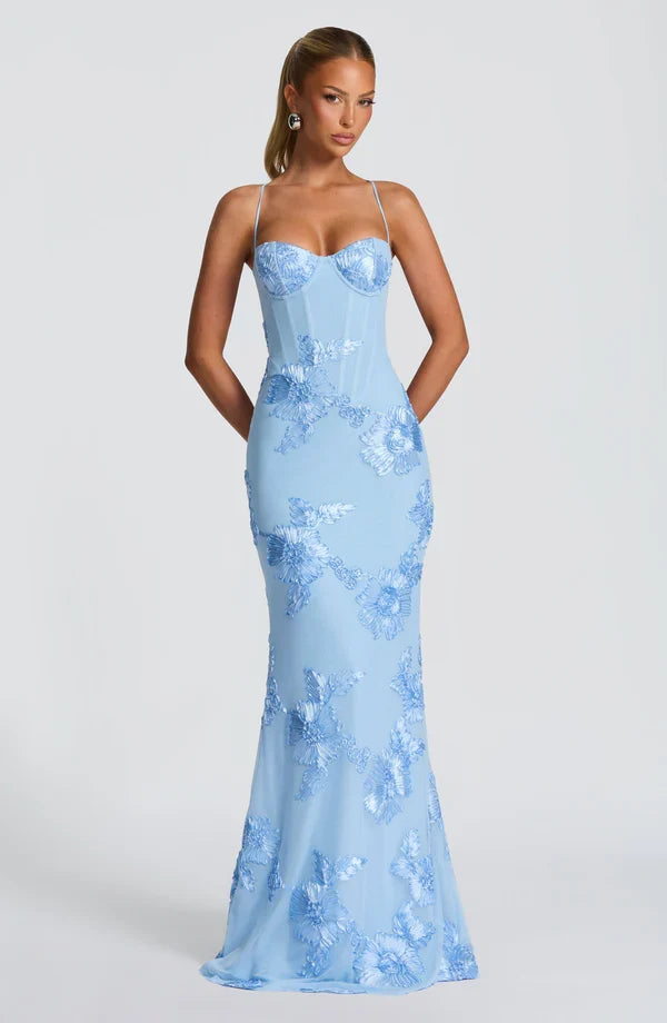 Nocturne Blossom Maxi Dress