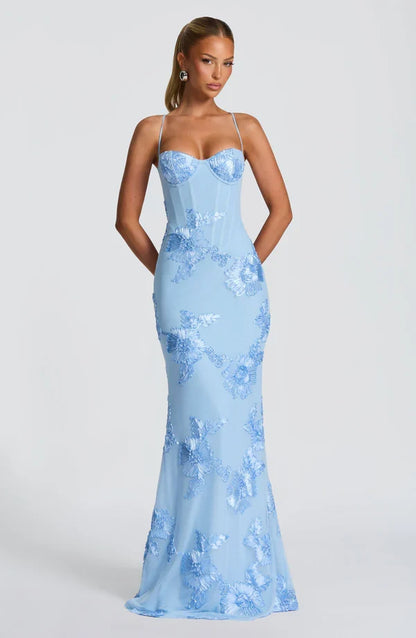 Nocturne Blossom Maxi Dress