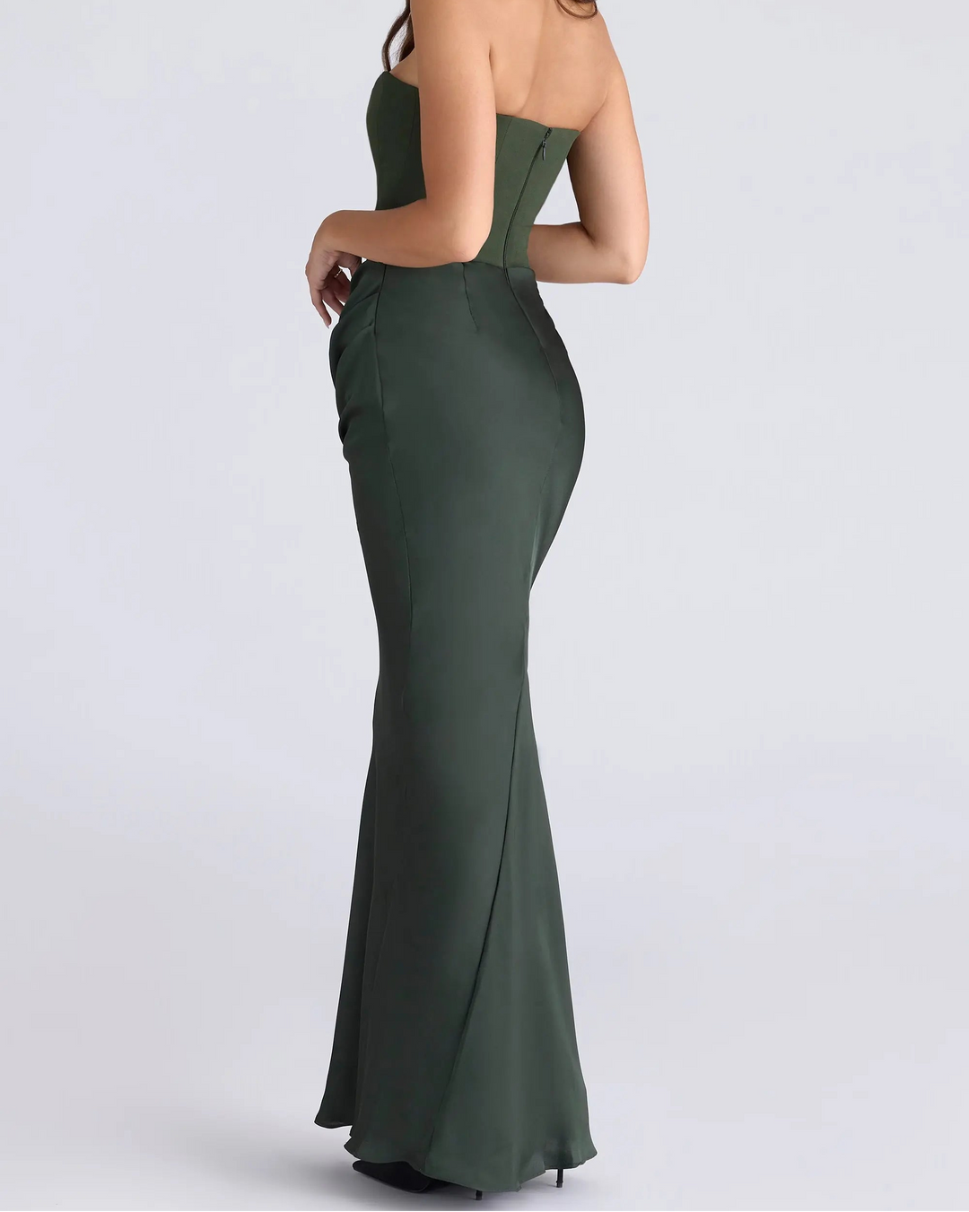 Élira Nocturne Strapless Maxi Dress