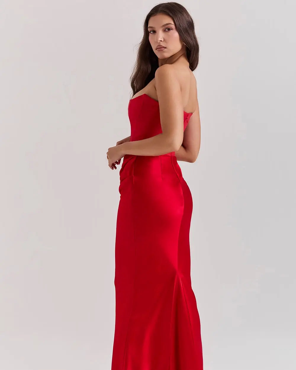 Élira Nocturne Strapless Maxi Dress