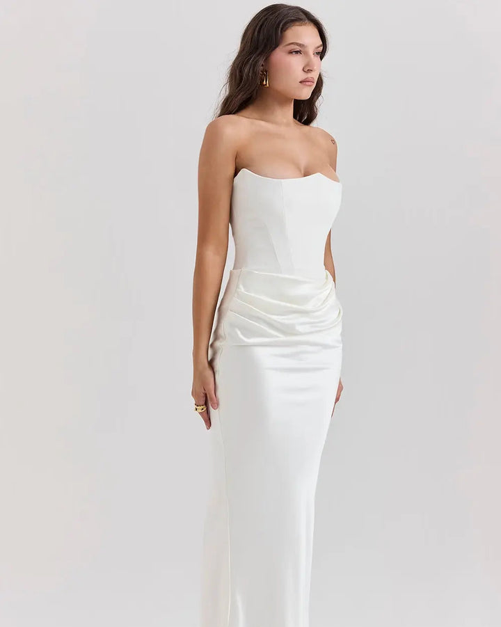 Élira Nocturne Strapless Maxi Dress