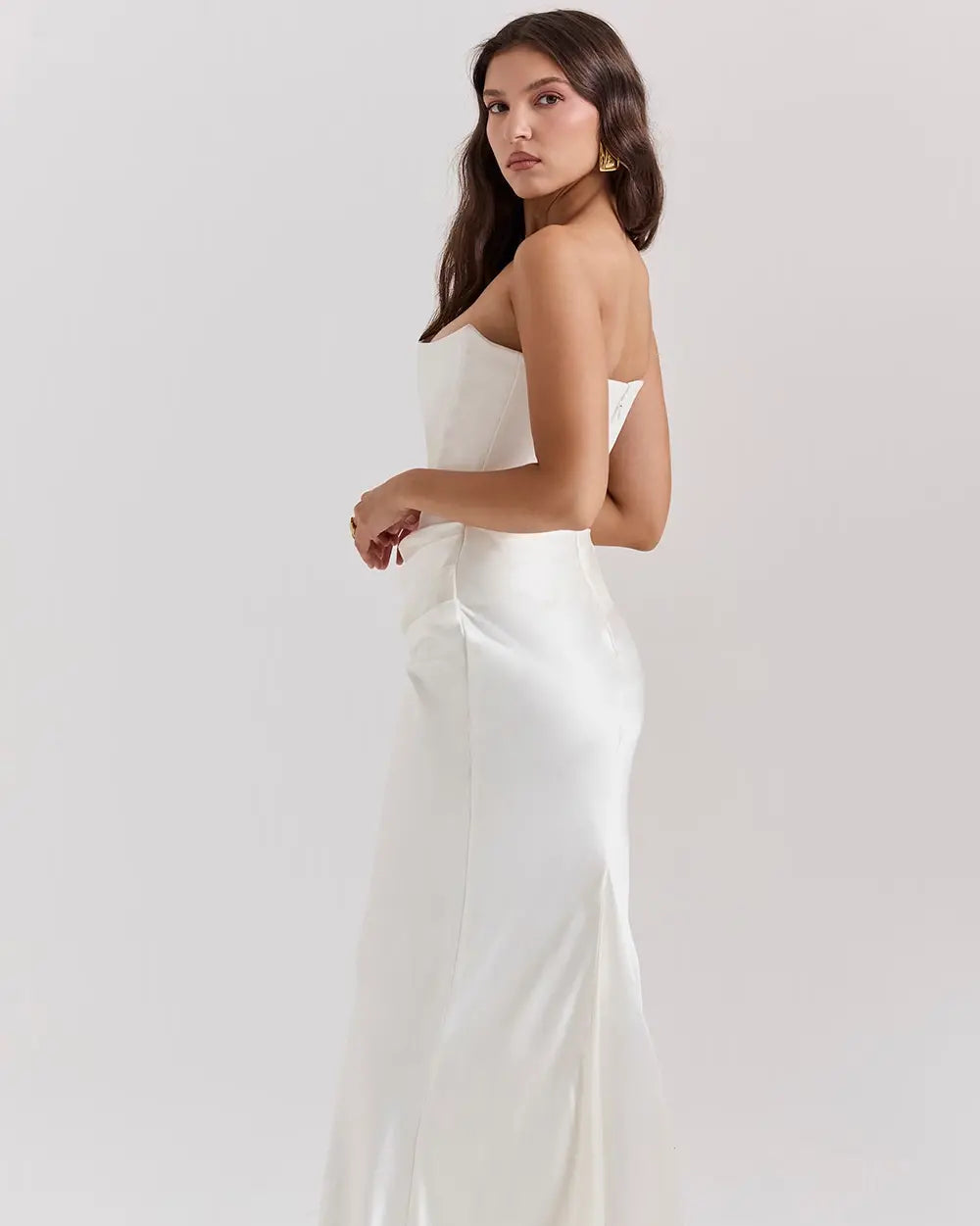 Élira Nocturne Strapless Maxi Dress