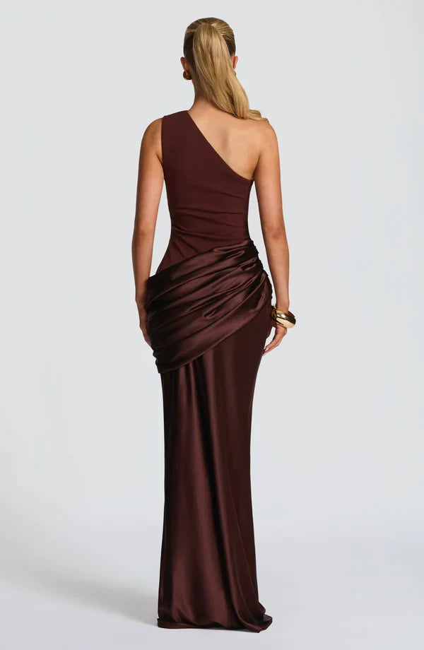 Marlena Grace One-Shoulder Maxi Dress