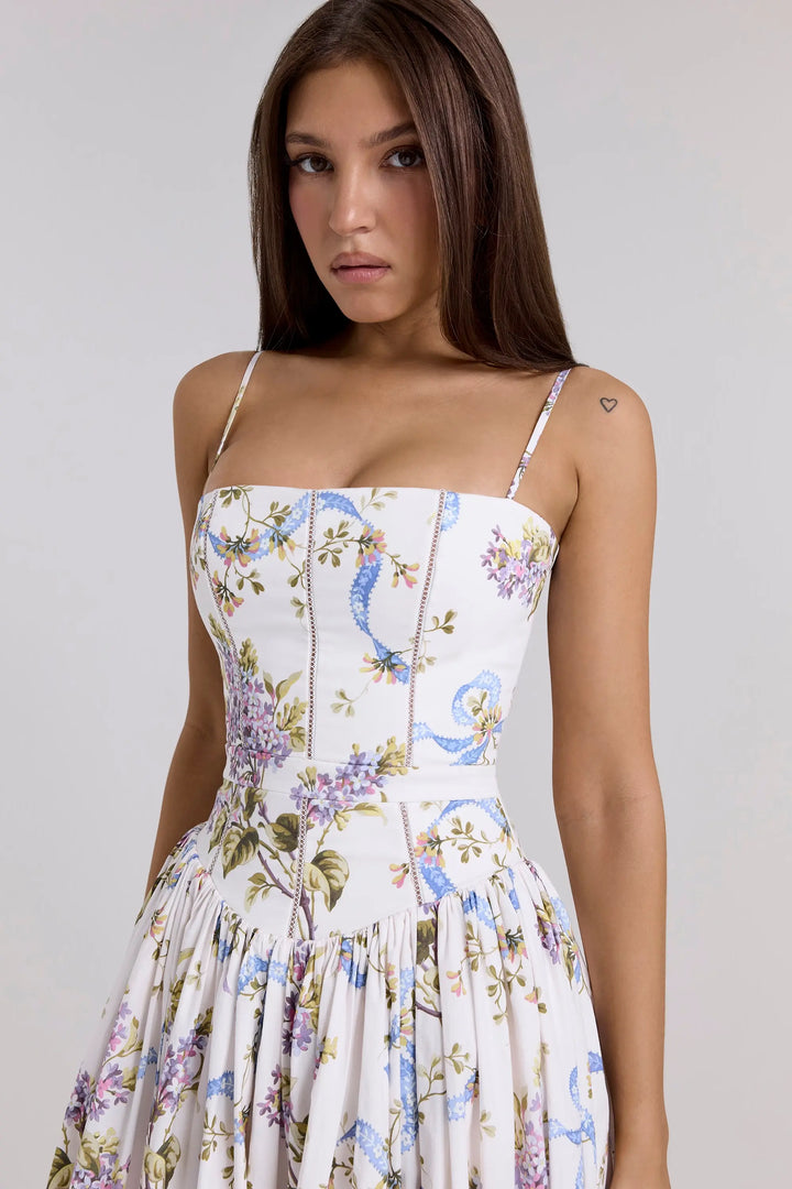 Fleur Corset Maxi Dress